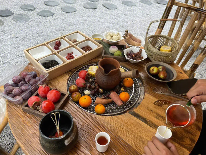 围炉煮茶
